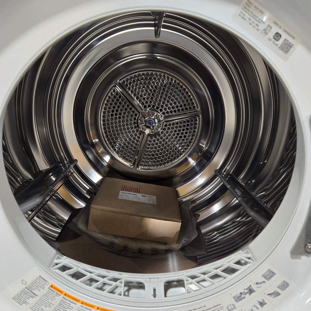 Pictures of LG 2.4 cu.ft. Compact Front Load Washer with Built-In Intelligence WM1455HWA - Scratch & Dent (Minor) and LG 4.2 cu.ft. Smart wi-fi Enabled Compact Front Load Dryer with Dual Inverter HeatPump™ Technology 16215 - DLHC1455W - Open Box - Neu Appliance Outlet - Discount Appliance Outlet in Austin, Tx