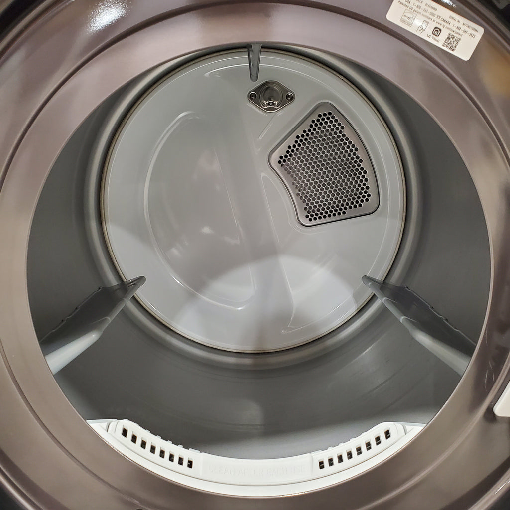 LG Front Load 4.5 Cu. Ft. Washer with TurboWash 360 Technology WM4000HBA - Scratch & Dent (Minor) and LG Smart Wi-Fi Enabled Front Load Electric 7.4 Cu. Ft. Dryer with TurboSteam 16097 - DLEX4000B - Scratch & Dent (Minor)