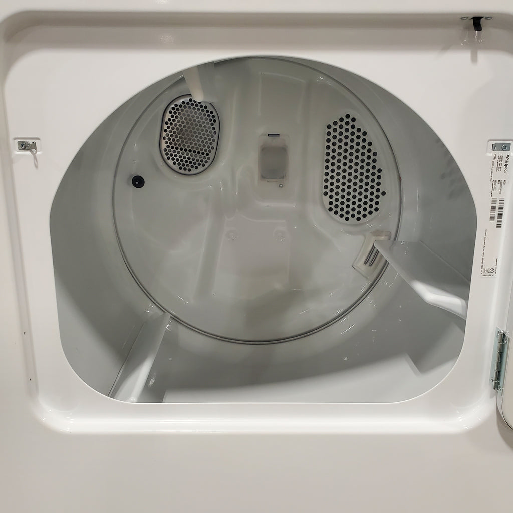 Whirlpool® 7.0 Cu. Ft. Electric Dryer with Moisture Sensor and Steam Refresh Cycle 5SD254 - WED6150PW - Scratch & Dent (Minor)