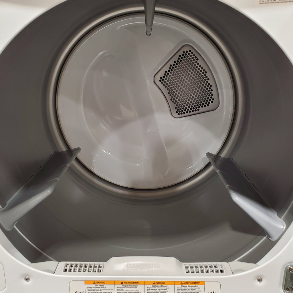Pictures of LG 7.3 Cu. Ft. Electric Rear Control Ultra Large Capacity Dryer in White with Sensor Dry 6SD65 - DLE6100W - Open Box - Neu Appliance Outlet - Discount Appliance Outlet in Austin, Tx