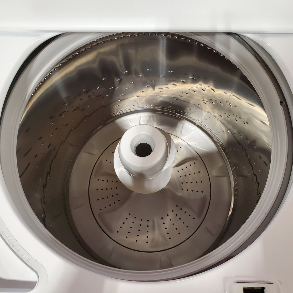 Amana Top Load 3.8 Cu. Ft. Washer with High Efficiency Agitator in White 24SD24 - NTW4519JW - Scratch & Dent (Minor)