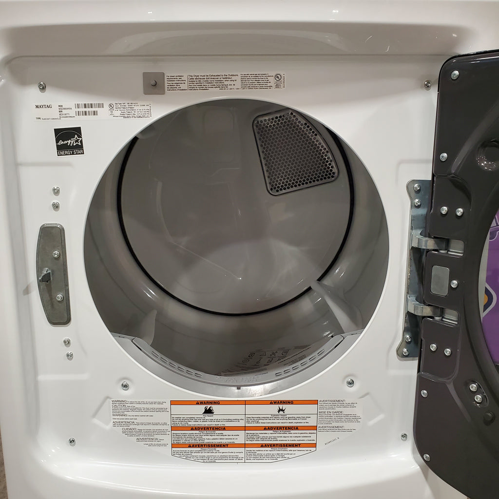 Pictures of Maytag 7.3 cu. ft. Front Load Gas Dryer with Extra Power and Quick Dry Cycle 26SD015 - MGD5630HW - Open Box - Neu Appliance Outlet - Discount Appliance Outlet in Austin, Tx