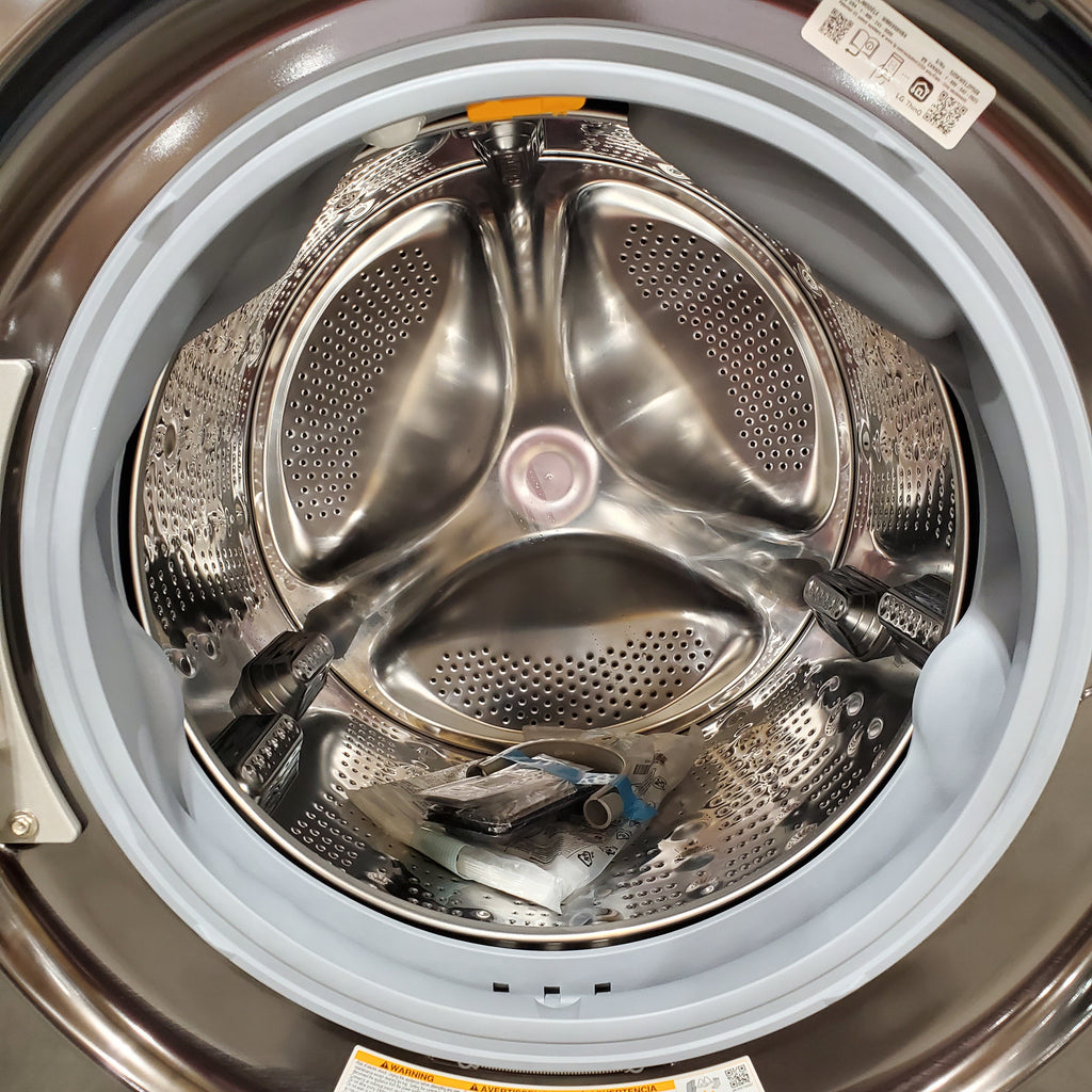 LG Ventless Washer/Dryer Combo LG WashCombo™ All-in-One 5.0 cu. ft. Mega Capacity with Inverter HeatPump™ Technology and Direct Drive Motor 3SD914 - WM6998HBA - Open Box