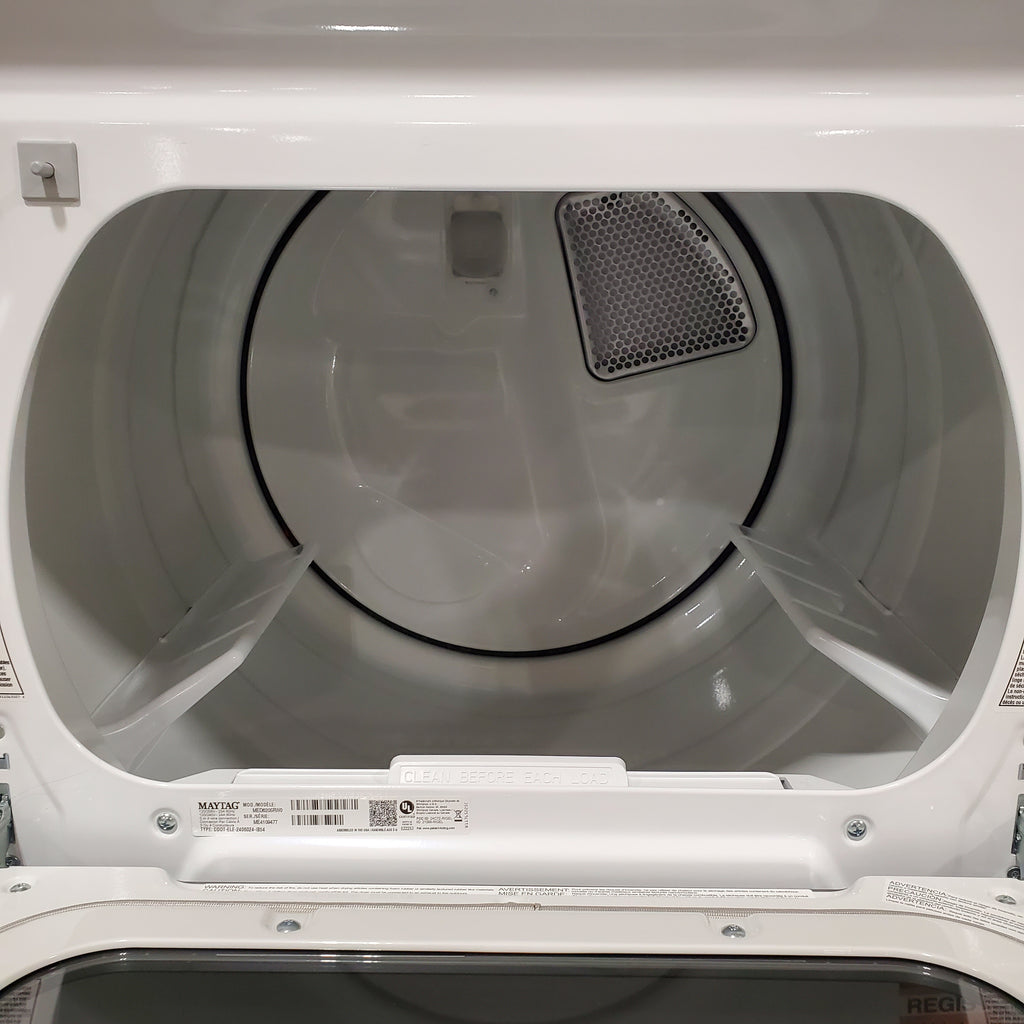 Pictures of Maytag 7.4 Cu. Ft. Top Load Electric Dryer with Extra Power and Advanced Moisture Sensing 6SD082 - MED6205RW - Open Box - Neu Appliance Outlet - Discount Appliance Outlet in Austin, Tx