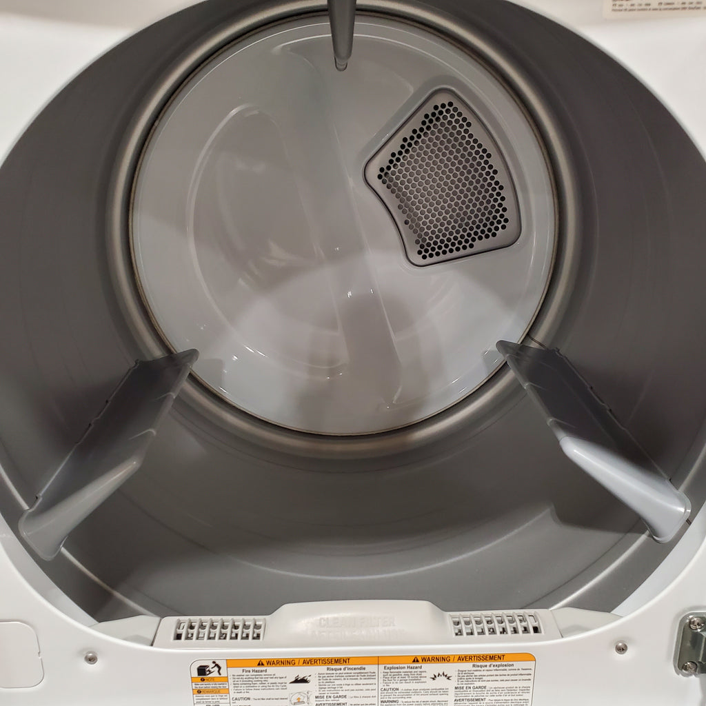 Pictures of LG 7.3 Cu. Ft. Electric Rear Control Ultra Large Capacity Dryer in White with Sensor Dry 6SD69 - DLE6100W - Open Box - Neu Appliance Outlet - Discount Appliance Outlet in Austin, Tx