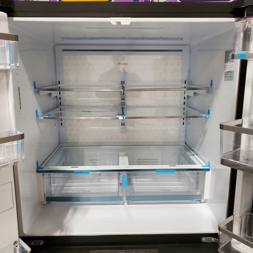 Pictures of GE Profile™ ENERGY STAR® 27.9 Cu. Ft. Smart Fingerprint Resistant 4-Door French-Door Refrigerator with Door In Door 22SD049 - PVD28BYNFS - Scratch & Dent (Minor) - Neu Appliance Outlet - Discount Appliance Outlet in Austin, Tx