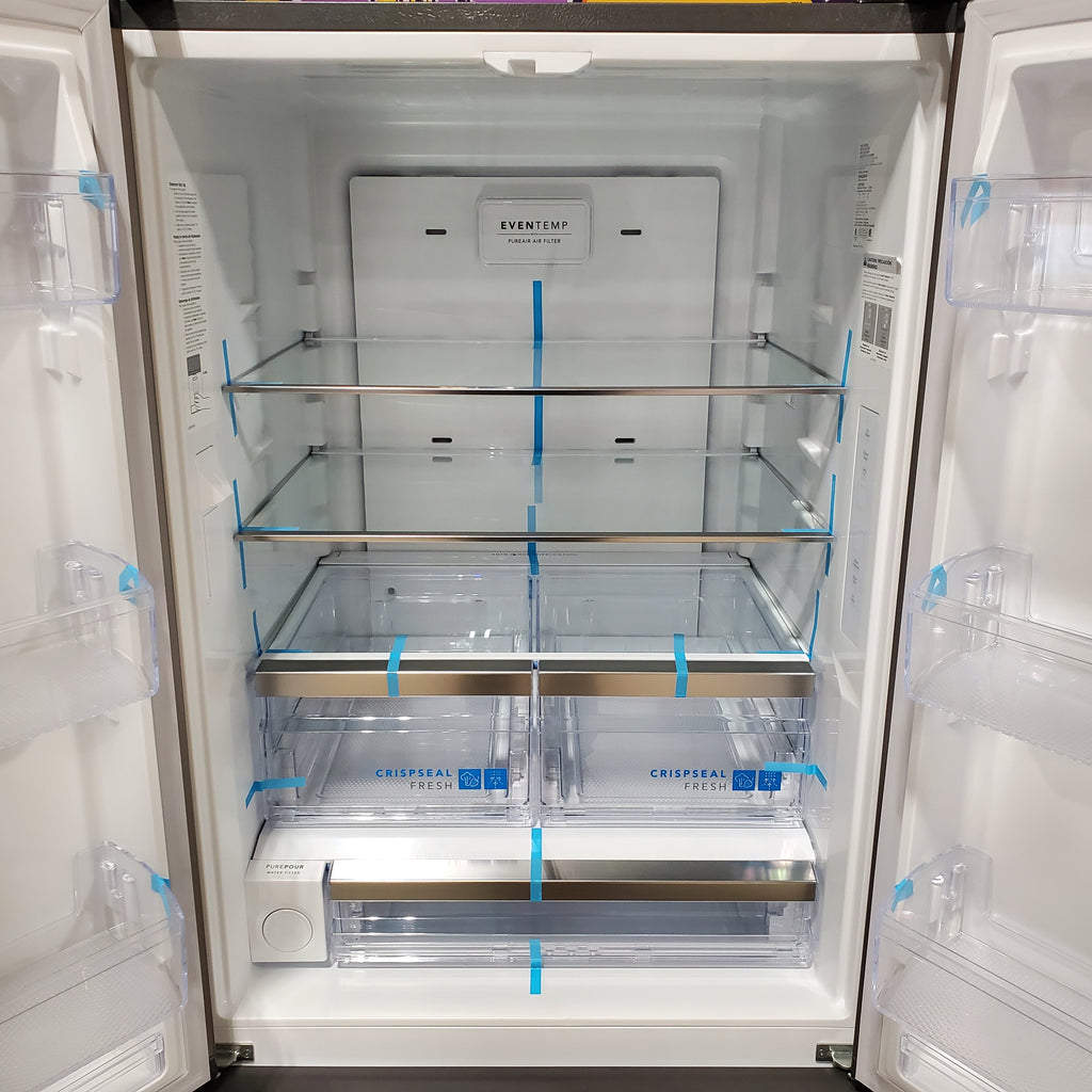 Pictures of Frigidaire Gallery 20 Cu. Ft. 30" Wide Standard-Depth French Door Refrigerator in Stainless Steel 20SD84 - GRFN2023AF - Scratch & Dent (Minor) - Neu Appliance Outlet - Discount Appliance Outlet in Austin, Tx