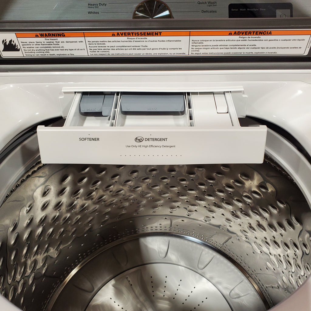 Pictures of Maytag Top Load 4.8 cu ft Washer with Deep Fill and Slow-Close Glass Lid 30131SD38 - MVW6200KW - Scratch & Dent (Minor) - Neu Appliance Outlet - Discount Appliance Outlet in Austin, Tx