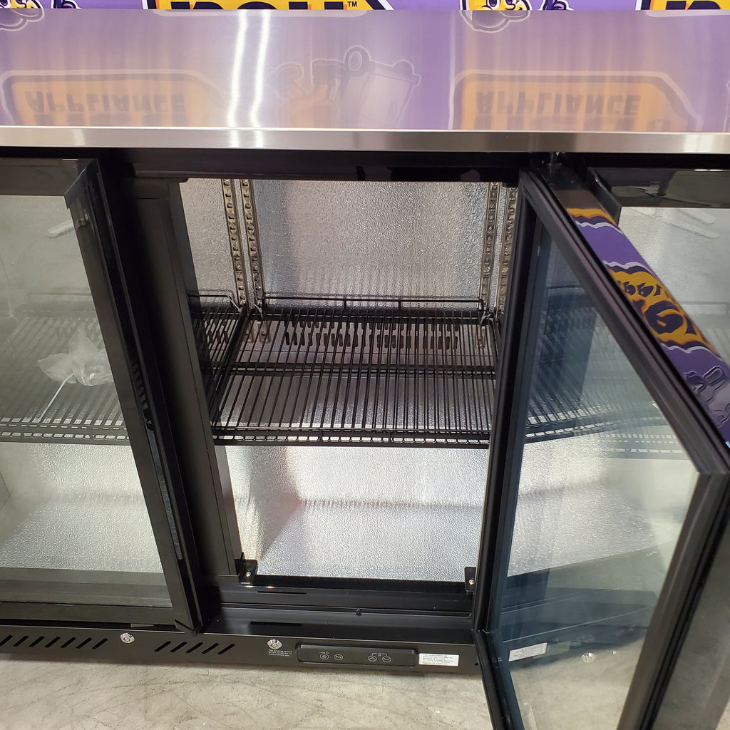 Pictures of Bodega Cooler 12 Cu.Ft Display Bar Beverage Fridge With 3 Glass Doors and Wheels SA327 - BTC-320FC - Open Box - Neu Appliance Outlet - Discount Appliance Outlet in Austin, Tx