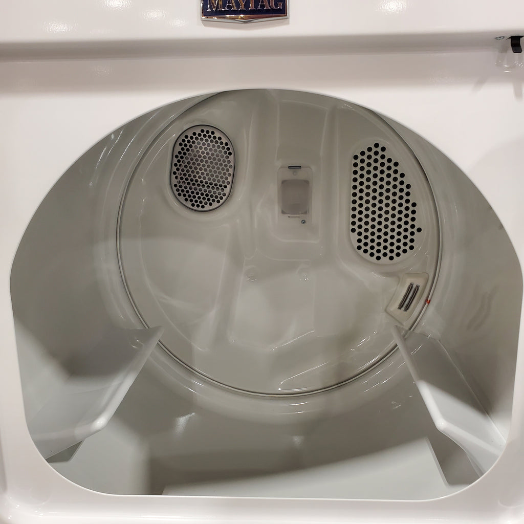 Pictures of Maytag 7.0 cu ft Electric Dryer with Moisture Sensing and Quick Dry Cycle 30131SD21 - MED6200KW - Scratch & Dent (Minor) - Neu Appliance Outlet - Discount Appliance Outlet in Austin, Tx