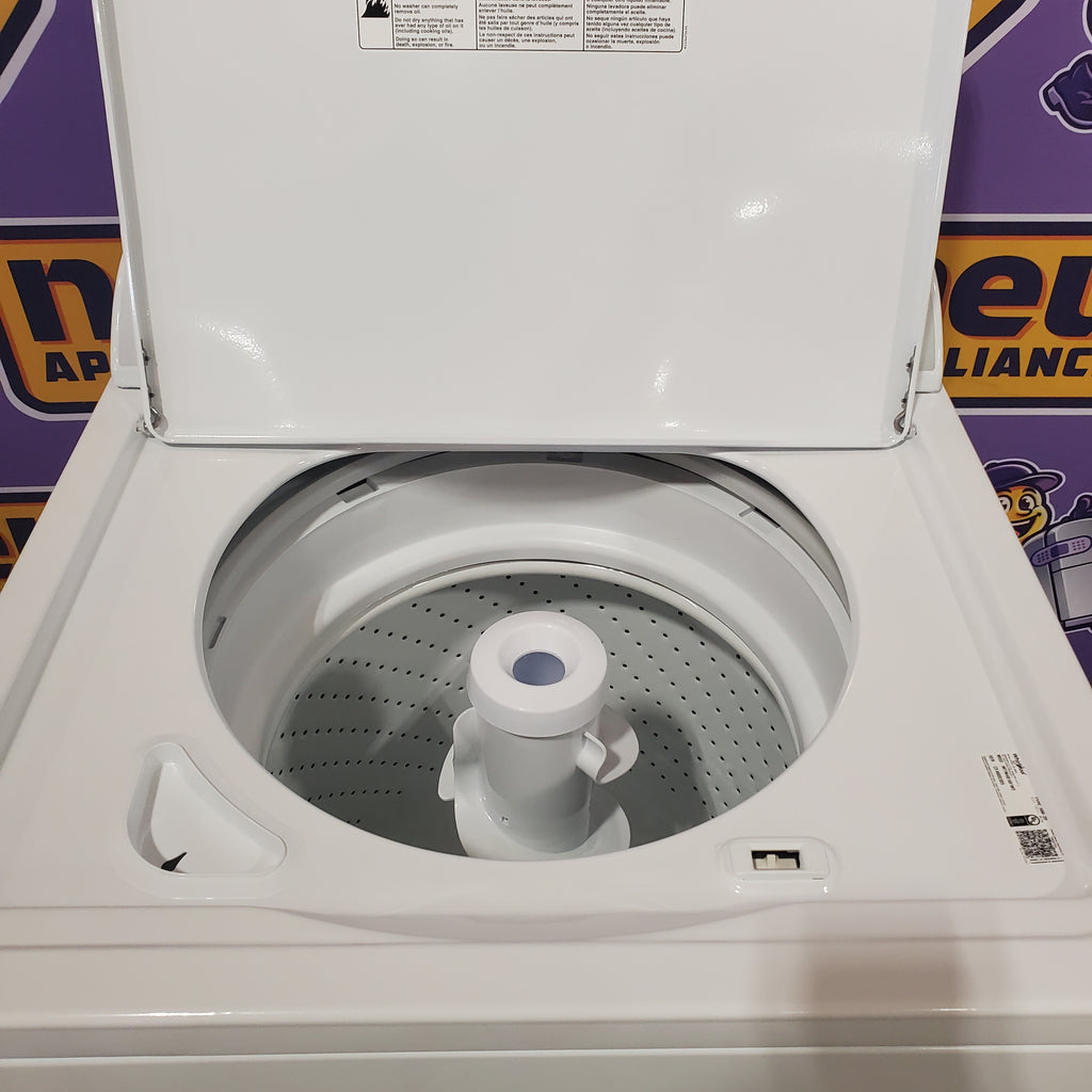 Whirlpool Top Load 3.5 Cu. Ft. Washer with Deep Water Wash Option WTW4816FW - Open Box and Whirlpool Vented 7.0 Cu. Ft. Electric Dryer 16104 - WED4815EW - Open Box