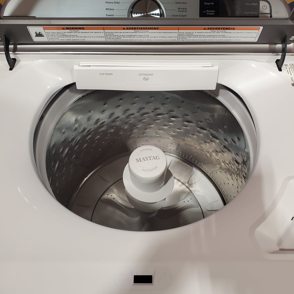 Pictures of Maytag 4.7 cu. ft. Smart Top Load Washing Machine with Extra Power Button and Deep Fill Option 1CR02067 - MVW6230HW - Certified Refurbished - Neu Appliance Outlet - Discount Appliance Outlet in Austin, Tx