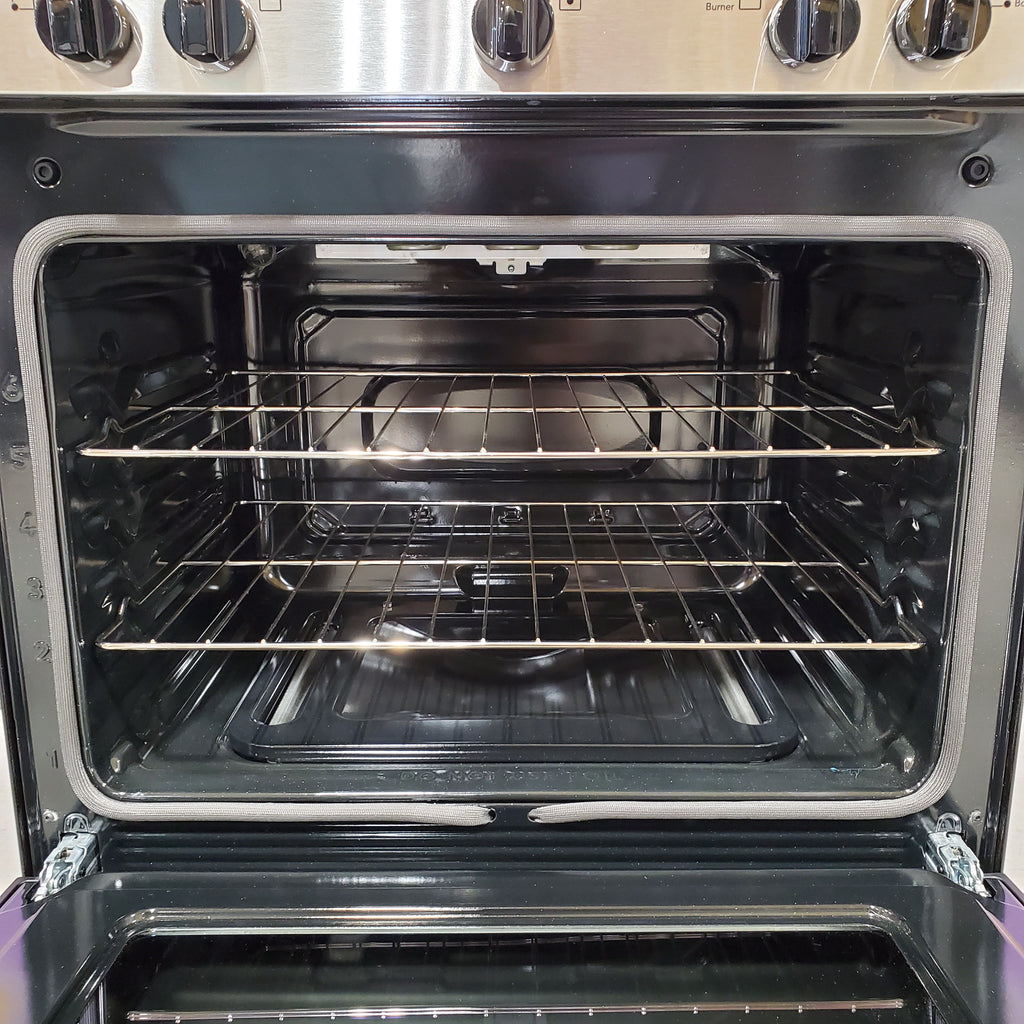 Frigidaire 5 Burner Gas Range with Even Baking Technology in Stainless Steel 4SD483 - FCRG3052BS - Scratch & Dent (Minor)