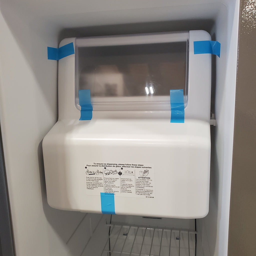 Pictures of Whirlpool 36" Wide 24 cu ft Capacity Side By Side Refrigerator with Ice and Water Dispenser in Fingerprint Resistant Stainless Steel WRS315SDHZ - Open Box - Neu Appliance Outlet - Discount Appliance Outlet in Austin, Tx