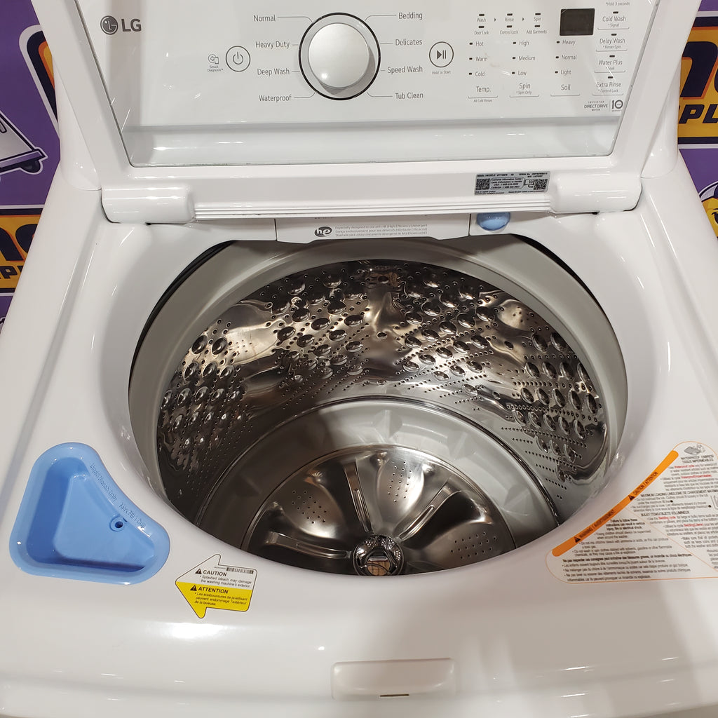 Pictures of LG White Top Load 5.0 Cu. Ft. Mega Capacity Washer with TurboDrum Technology 1CR05086 - WT7150CW - Certified Refurbished - Neu Appliance Outlet - Discount Appliance Outlet in Austin, Tx