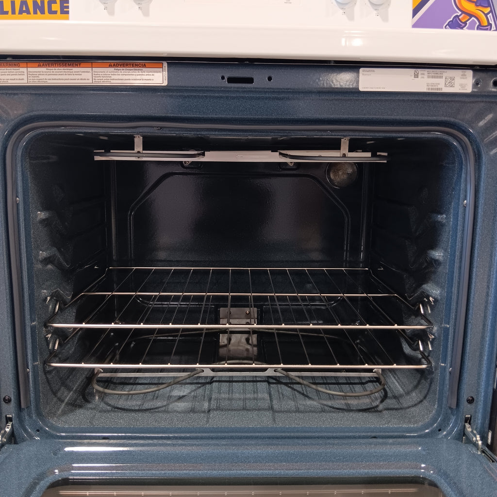 Pictures of Whirlpool White 4.8 cu. ft. Electric Range with Keep Warm setting and Control Lock Mode - Open Box - Neu Appliance Outlet - Discount Appliance Outlet in Austin, Tx