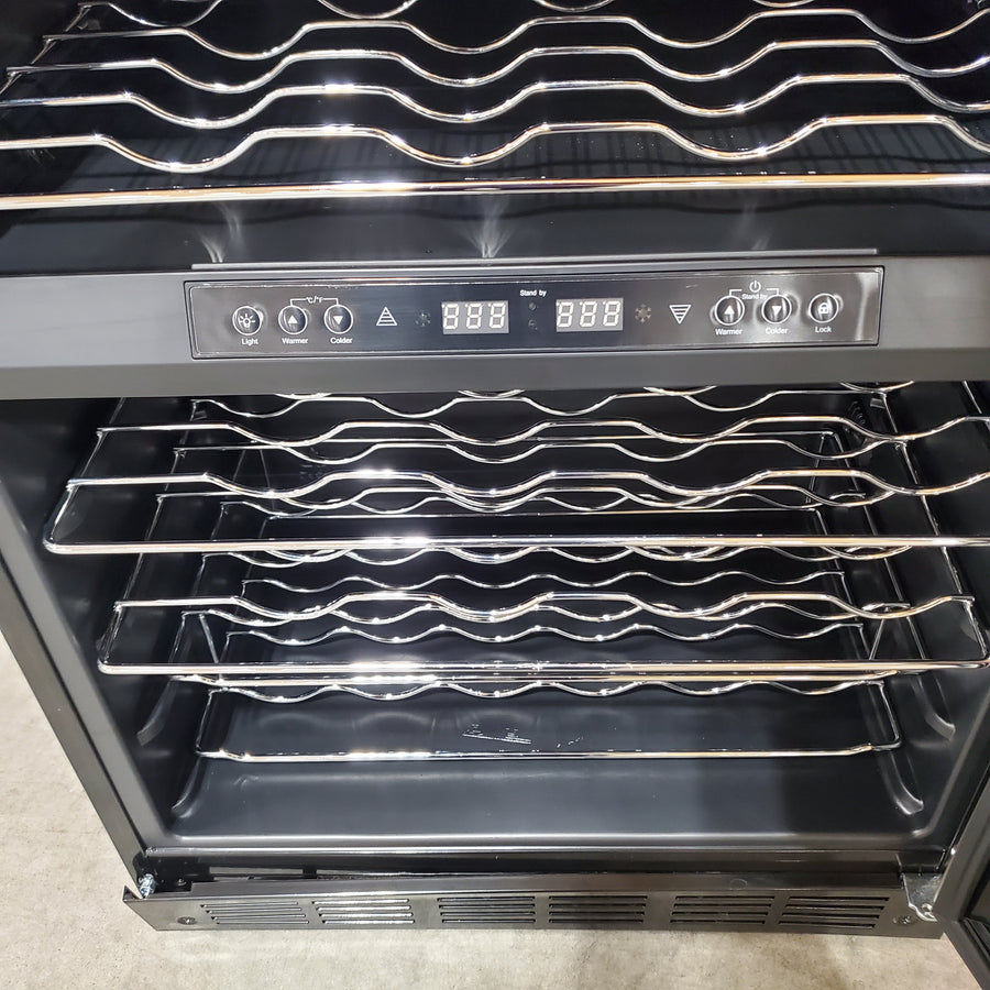Magic Chef 44 Bottle Dual Zone Wine Cooler in Stainless Steel HMWC44DZ - Scratch & Dent (Minor)