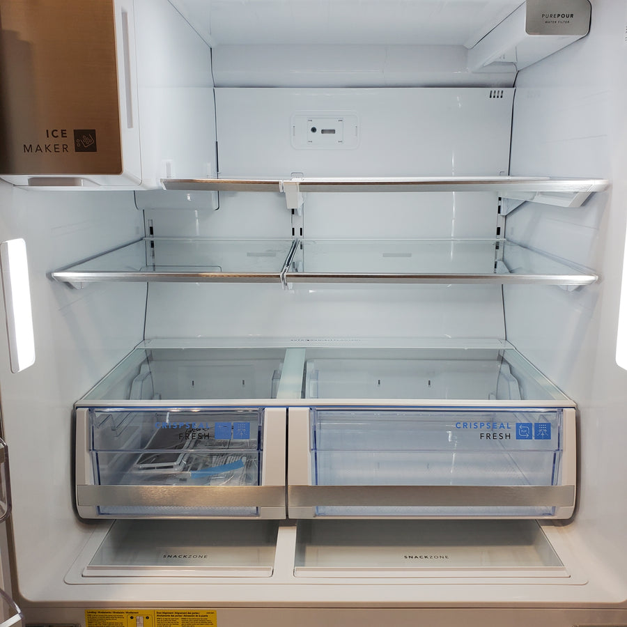Frigidaire Gallery 26 Cu. Ft. Standard-Depth 4-Door French Door Refrigerator in Fingerprint Resistant Stainless Steel GRMS2773AF - Scratch & Dent (Moderate)