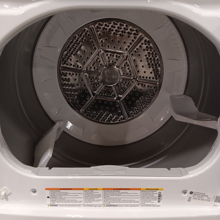 GE® Commercial Quality 6.2 cu. ft. Capacity Electric Dryer with Up To 120 ft. Venting GE9870 - GTX52EASPWB - New in Box