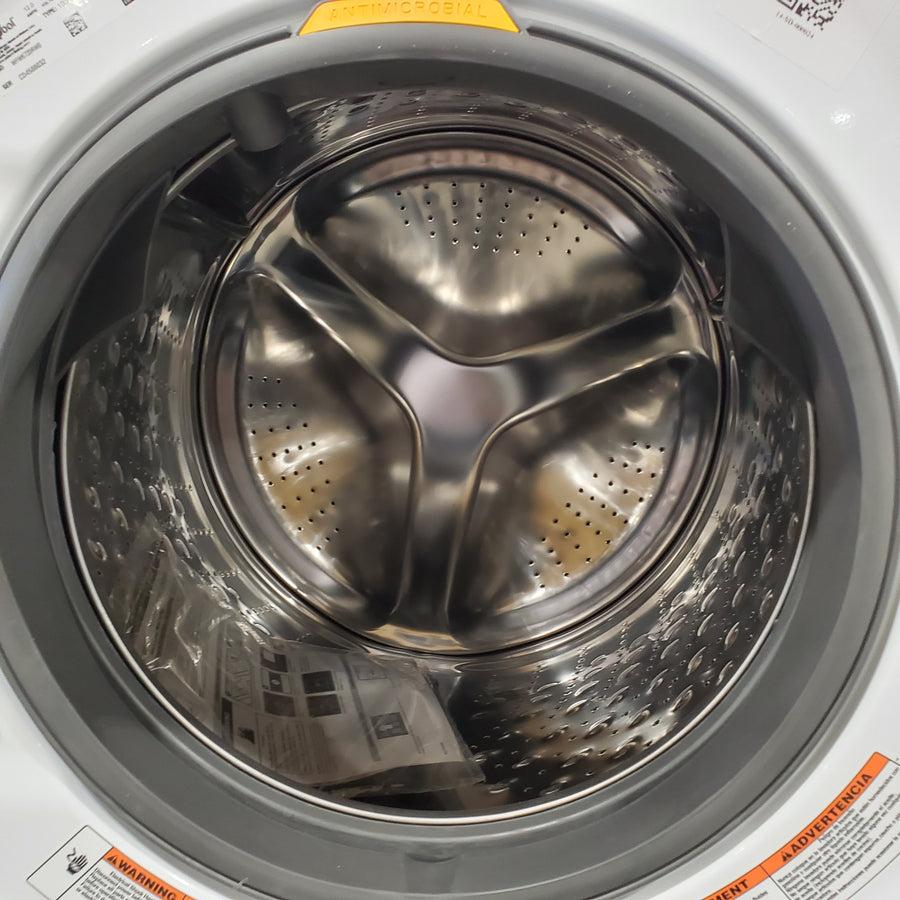 Whirlpool White Smart Front Load 5.0 Cu. Ft. Energy Star Washer with FreshFlow Vent System and FanFresh Option WFW6720RW - Scratch and Dent (Minor)