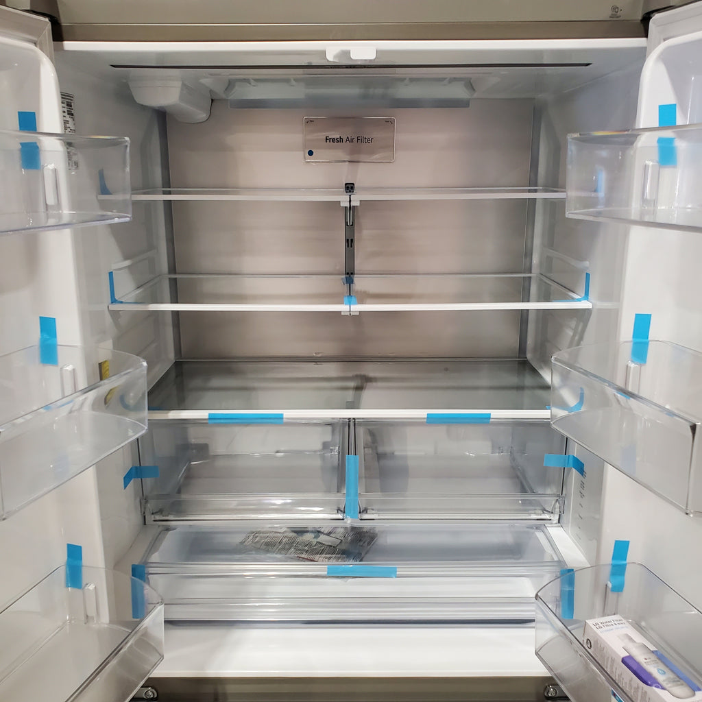 LG 25 cu. ft. Counter-Depth MAX™ with Zero Clearance™ 3-Door French Door Refrigerator with Thin Door Design 3SD688 - LF25Z6211S - Open Box