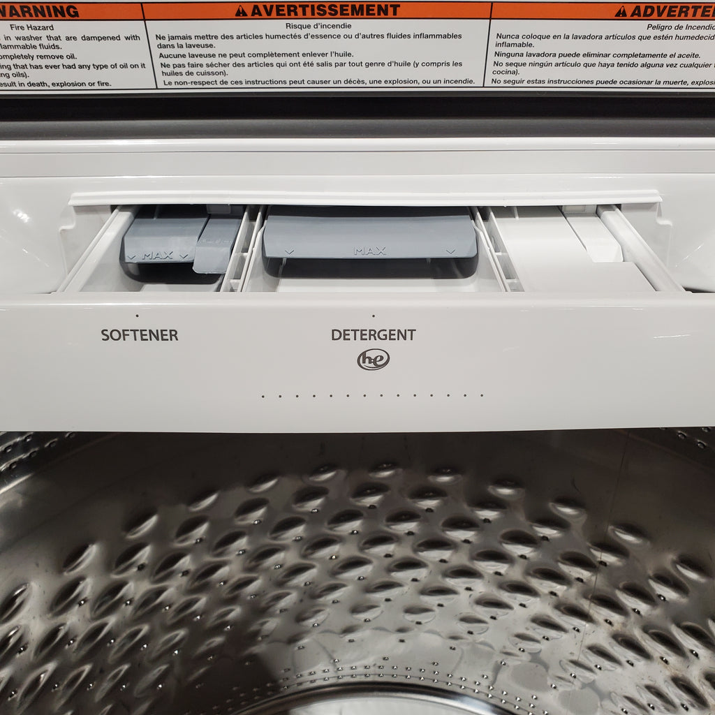 Pictures of Maytag Top Load 4.8 cu ft Washer with Deep Fill and Slow-Close Glass Lid 30132SD91 - MVW6200KW - Scratch & Dent (Minor) - Neu Appliance Outlet - Discount Appliance Outlet in Austin, Tx