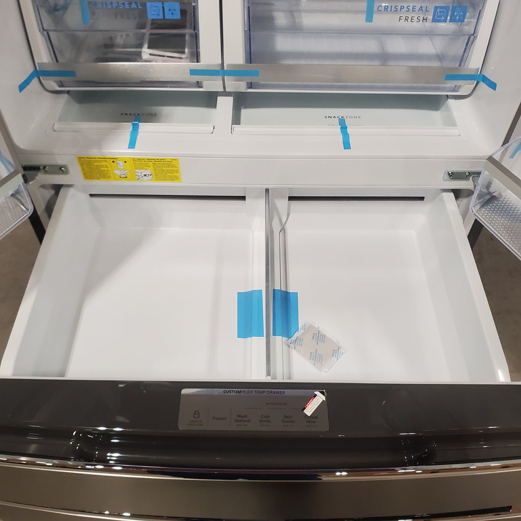 Frigidaire Gallery 22 Cu. Ft. 4-Door Counter-depth French Door Refrigerator with Ice Maker (Fingerprint Resistant Stainless Steel) ENERGY STAR 3SD1018 - GRMC2273CF - Scratch and Dent (Moderate)