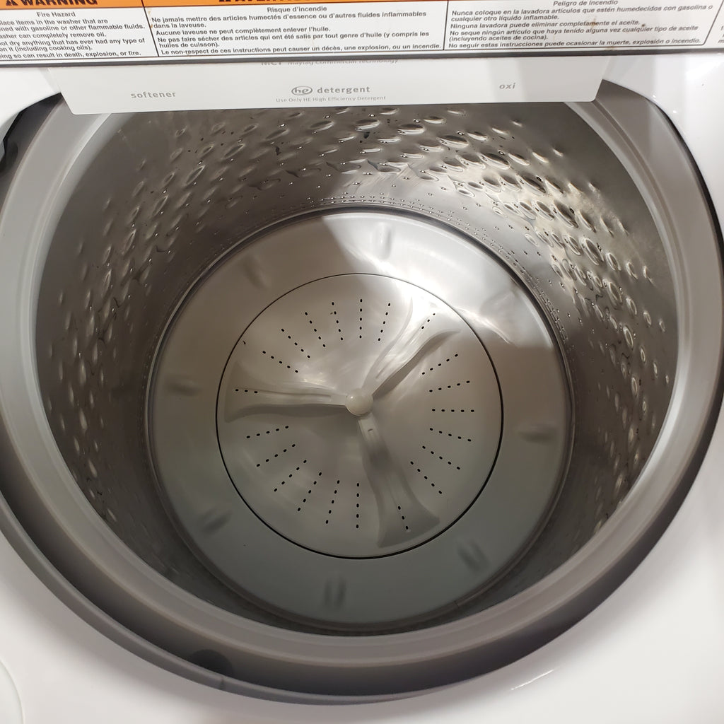 Pictures of Maytag White Top Load 5.3 Cu. Ft. Washer with PowerWash Cycle MVWB835DW - Certified Refurbished - Neu Appliance Outlet - Discount Appliance Outlet in Austin, Tx