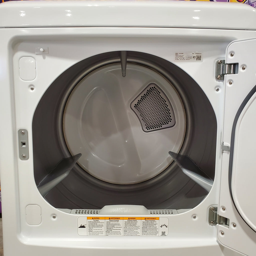 Pictures of LG White Top Load 4.1 Cu. Ft. Washer with TurboDrum Technology WT6105CW - Open Box and LG 7.3 Cu. Ft. Electric Rear Control Ultra Large Capacity Dryer in White with Sensor Dry DLE6100W - Open Box - Neu Appliance Outlet - Discount Appliance Outlet in Austin, Tx