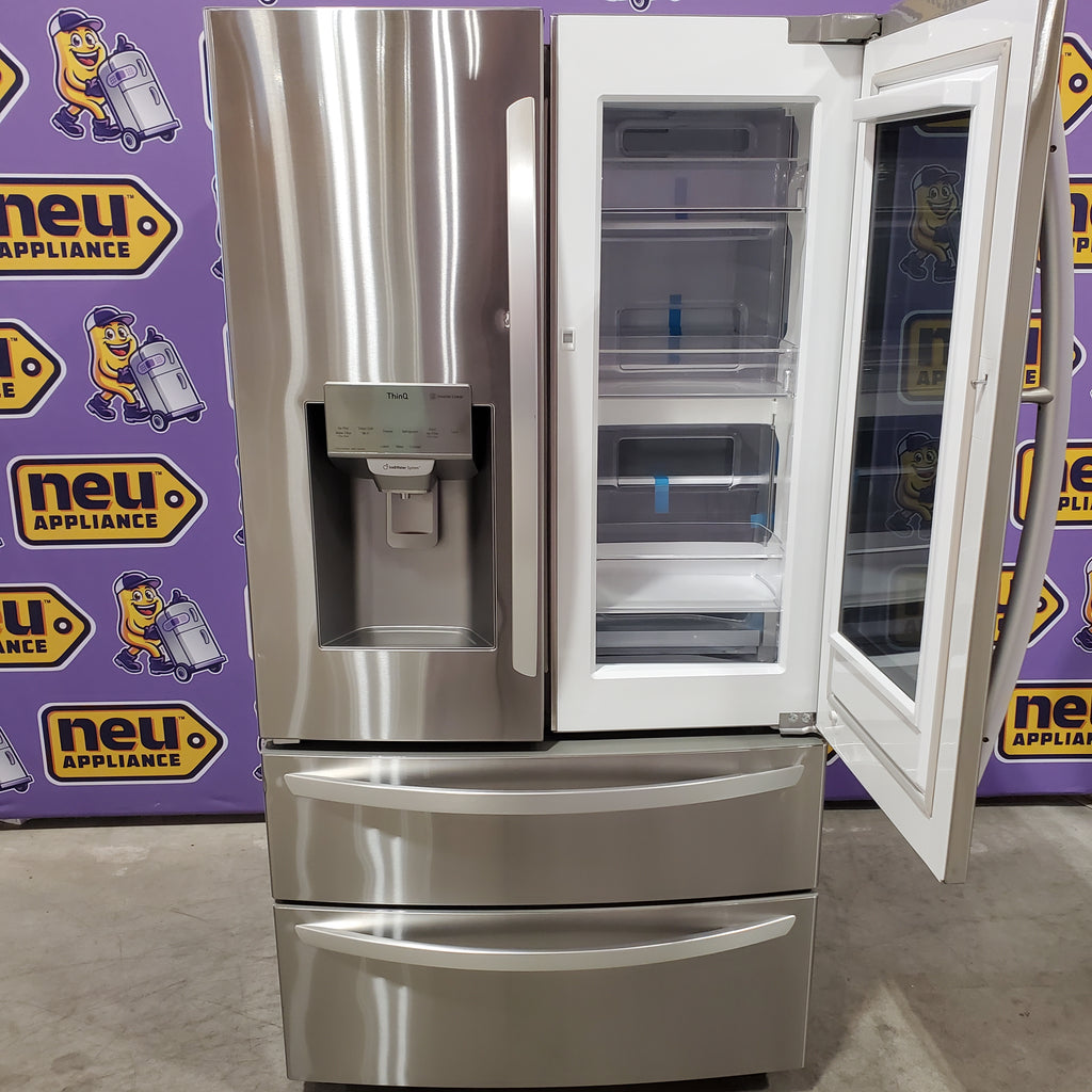 Pictures of 28 cu. ft. Smart InstaView® Door-in-Door® Double Freezer Refrigerator with Craft Ice™ 31131SD15 - LRMXS2806S - Scratch & Dent (Minor) - Neu Appliance Outlet - Discount Appliance Outlet in Austin, Tx