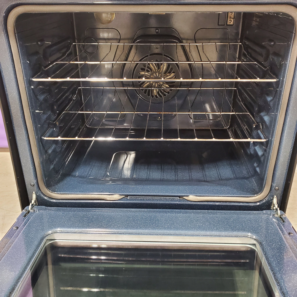 Pictures of Samsung 6.3 cu. ft. Smart Freestanding Electric Range with No-Preheat Air Fry & Convection in Stainless Steel 25SD116 - NE63A6511SS - Scratch & Dent - Moderate - Neu Appliance Outlet - Discount Appliance Outlet in Austin, Tx
