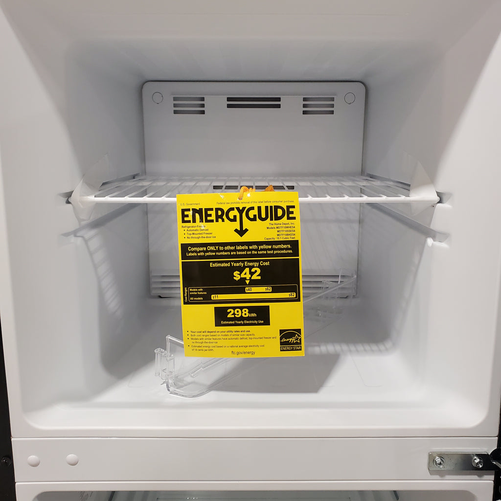 Pictures of Vissani Black Top Freezer 10.1 Cu. Ft. Refrigerator with No Frost Design 25SA245 - MDTF10BK - Scratch and Dent (Moderate) - Neu Appliance Outlet - Discount Appliance Outlet in Austin, Tx