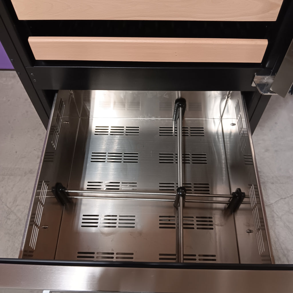 Pictures of Vinotemp 23.8-in W 100 -Can Capacity Stainless Steel Built-in/Freestanding Indoor Beverage Refrigerator with Glass Door 30131SD1 - EL-BWC108-SS - Open Box - Neu Appliance Outlet - Discount Appliance Outlet in Austin, Tx