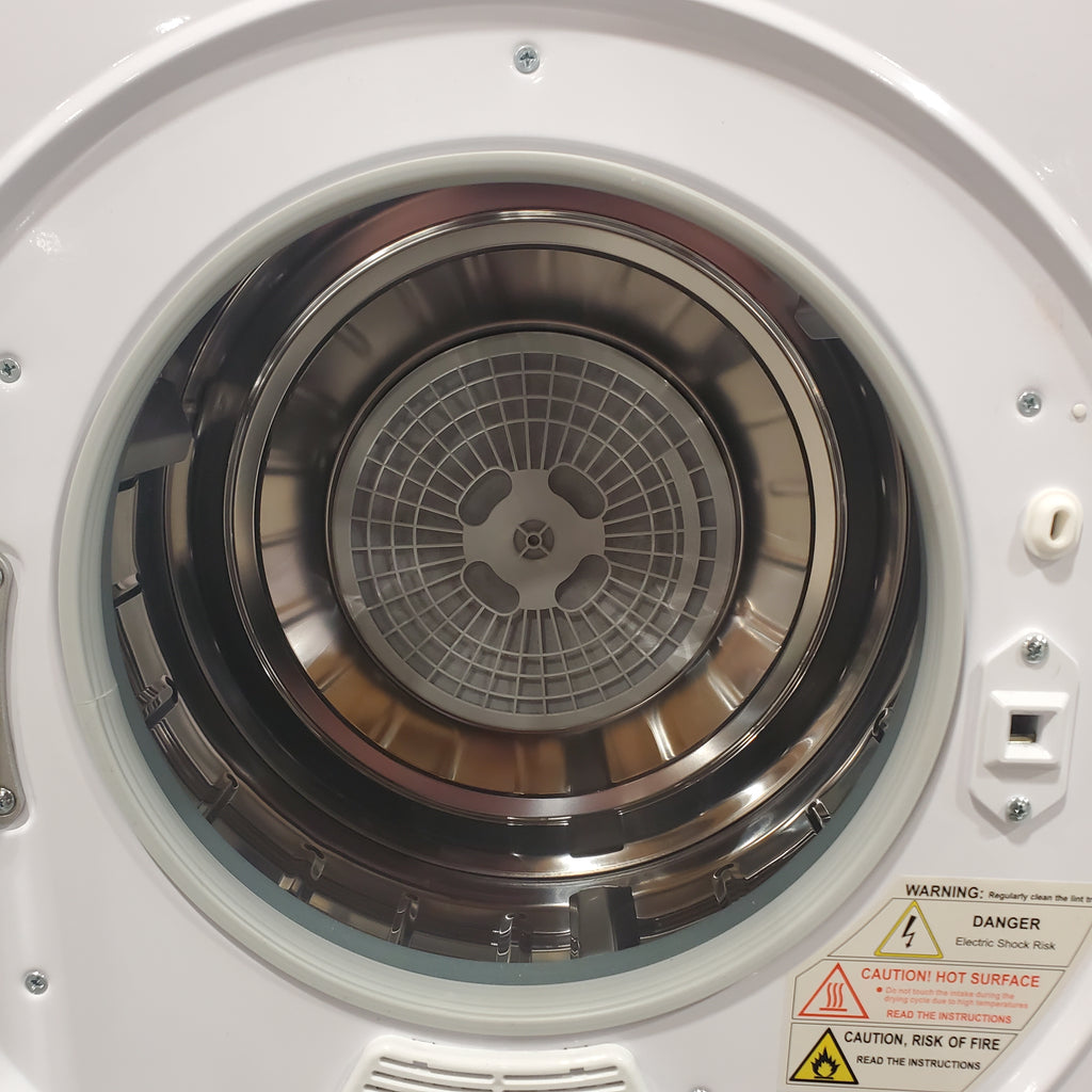 Vibekio 1.8 cu. ft. vented Front Load Stackable Compact Electric Dryer in White 6SD94 - CD-7 - Scratch & Dent (Minor)