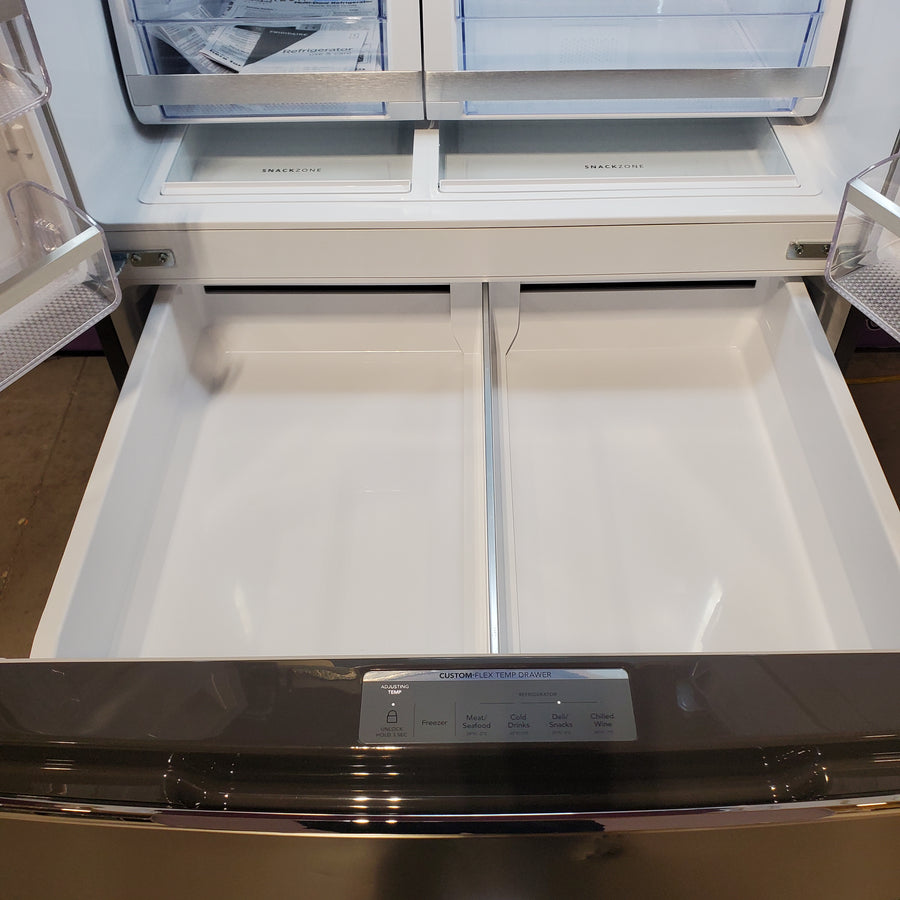 Frigidaire Gallery 26 Cu. Ft. Standard-Depth 4-Door French Door Refrigerator in Fingerprint Resistant Stainless Steel GRMS2773AF - Scratch & Dent (Moderate)