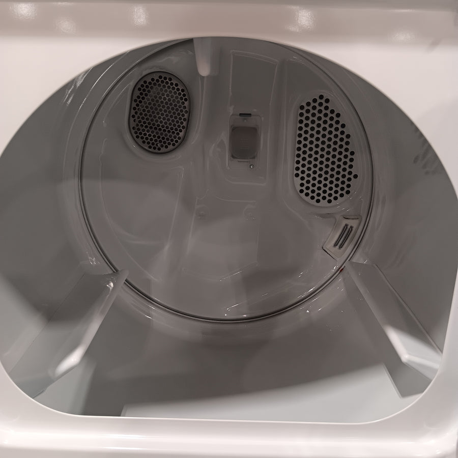 Maytag Top Load 4.8 cu ft Washer with Deep Fill and Slow-Close Glass Lid MVW6200KW - Scratch & Dent (Moderate) and Maytag 7.0 cu ft Electric Dryer with Moisture Sensing and Quick Dry Cycle 16176 - MED6200KW - Scratch & Dent (Moderate)