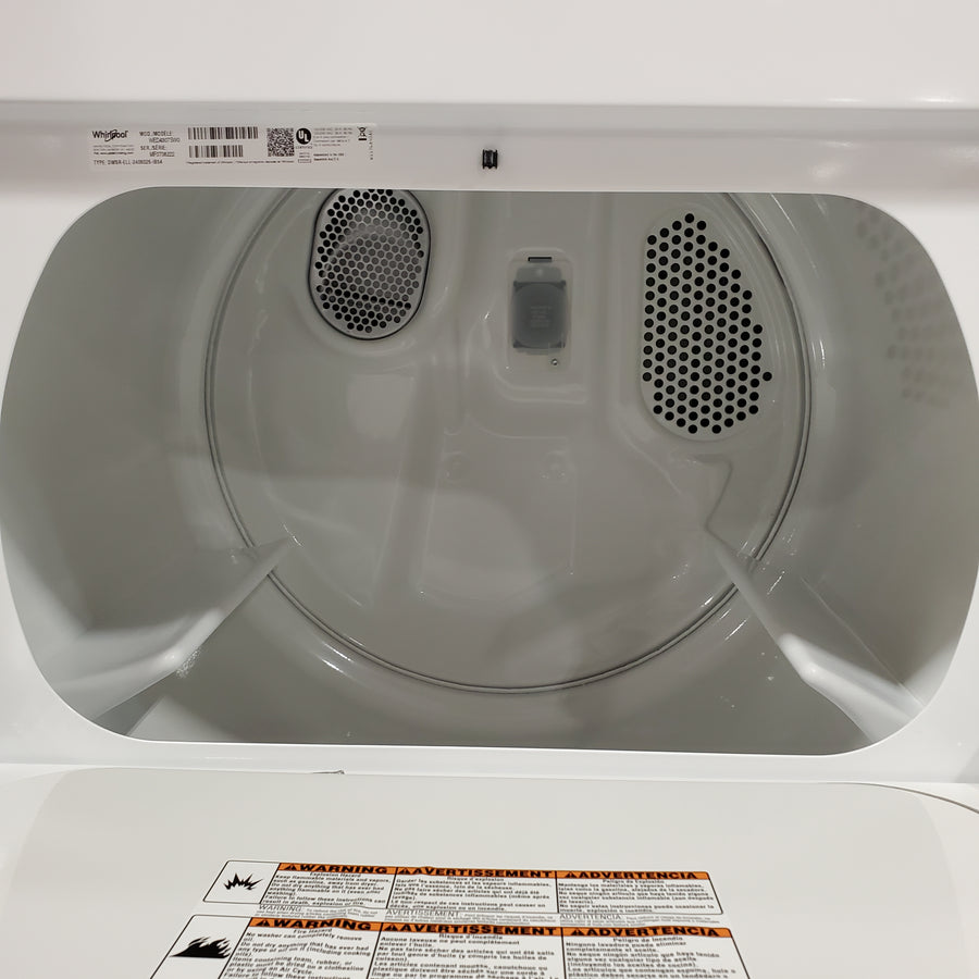 Whirlpool 7.0 cu. ft. Electric Dryer with Adaptive Dry and Wrinkle Shield™ Option 22137SD375 - WED4307SW - Scratch & Dent (Minor)