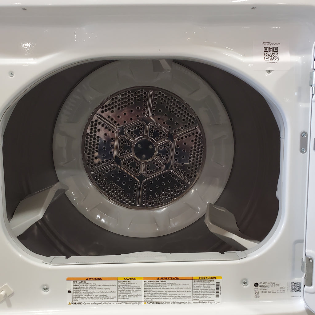 Pictures of GE White Electric 7.4 Cu. Ft. Dryer with Up to 120 FT. Venting and Sensor Dry GTD58EBSVWS - Scratch and Dent (Minor) - Neu Appliance Outlet - Discount Appliance Outlet in Austin, Tx