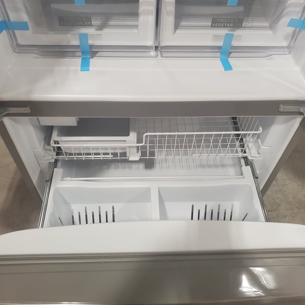 Pictures of Whirlpool Stainless 36-Inch Wide 20 cu. ft. Counter-Depth French Door Bottom Mount Refrigerator WRFC2036RZ - Scratch & Dent - Minor - Neu Appliance Outlet - Discount Appliance Outlet in Austin, Tx
