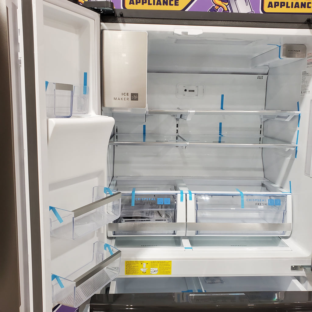 Pictures of Frigidaire Gallery 22 Cu. Ft. 4-Door Counter-depth French Door Refrigerator with Ice Maker (Fingerprint Resistant Stainless Steel) ENERGY STAR 20SD2 - GRMC2273CF - Scratch & Dent (Moderate) - Neu Appliance Outlet - Discount Appliance Outlet in Austin, Tx