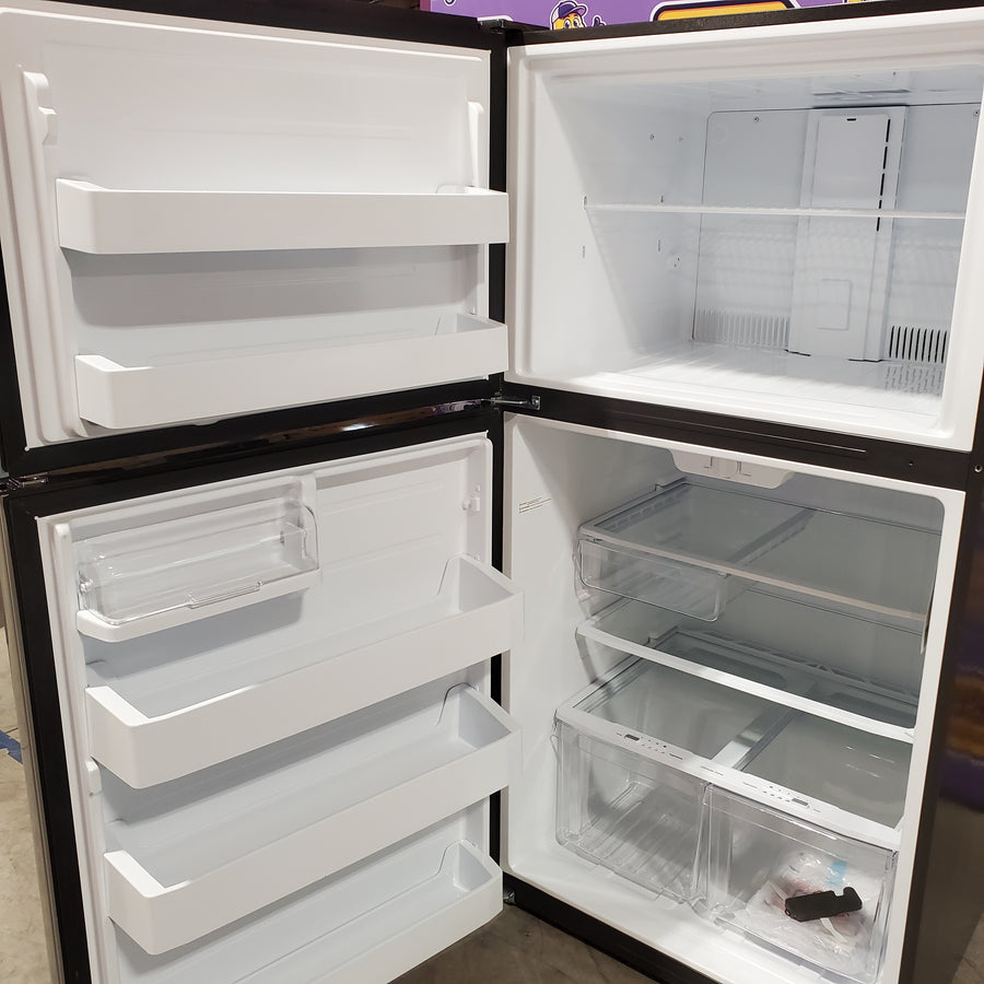 GE® ENERGY STAR® 21.1 Cu. Ft. Top-Freezer Refrigerator 31133SD127 - GTE21GSHSS - Scratch & Dent (Major)