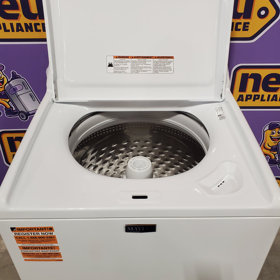 Maytag 4.2 Cu. Ft. Capacity Top Load Washer in White 22136SD362 - MTW4205SW - Open Box
