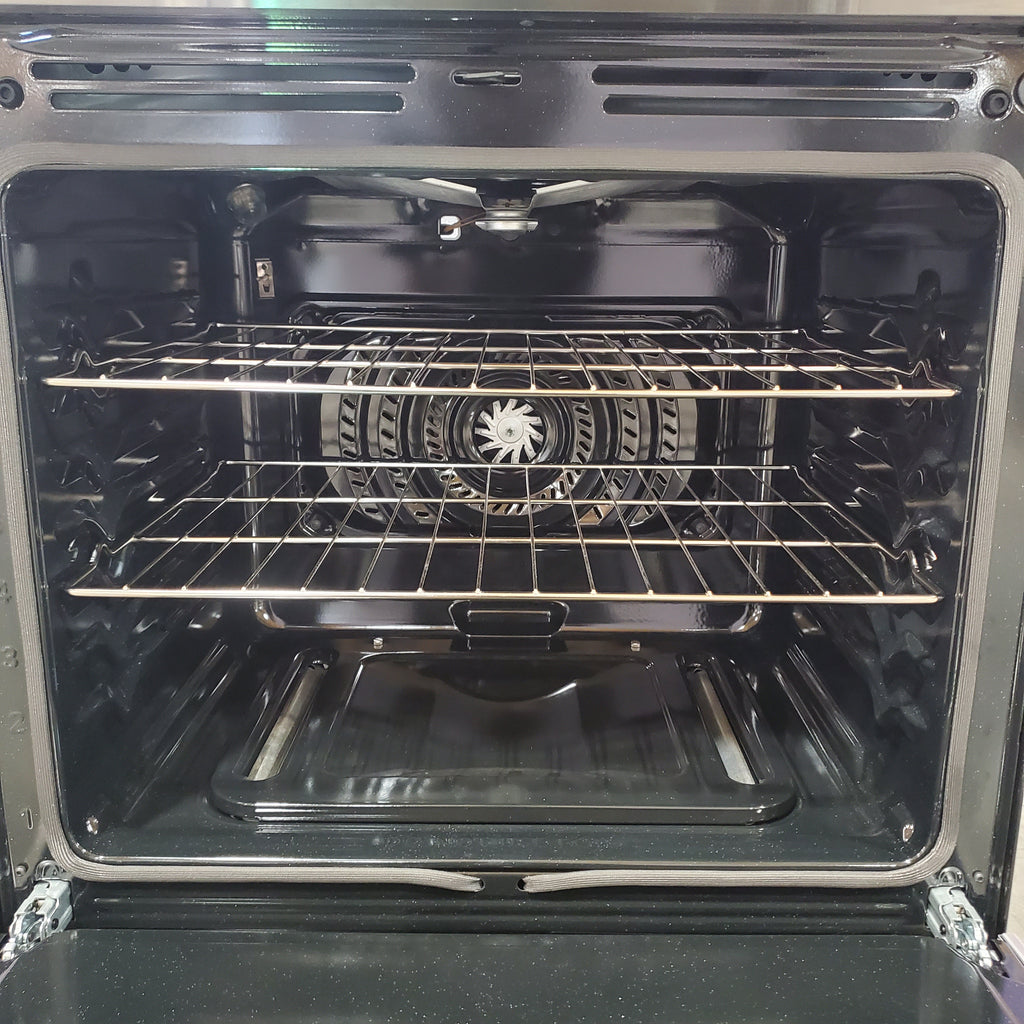 Pictures of Frigidaire Gallery 30" 6 cu. ft. 5 Burner Slide-In Gas Range with Total Convection and Air Fry in Smudge Proof Stainless Steel GCFG3060BF - Scratch & Dent (Minor) - Neu Appliance Outlet - Discount Appliance Outlet in Austin, Tx