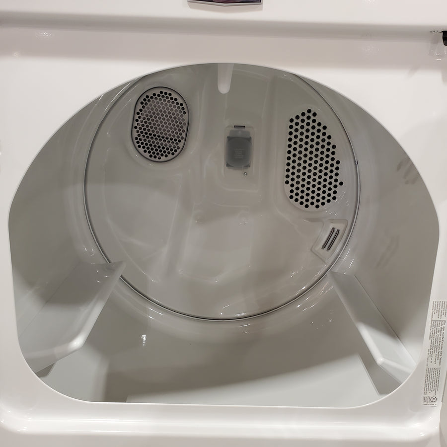 Maytag Top Load 4.8 cu ft Washer with Deep Fill and Slow-Close Glass Lid MVW6200KW - Scratch & Dent (Moderate) and Maytag 7.0 cu ft Gas Dryer with Moisture Sensing and Quick Dry Cycle 16175 - MED6200KW - Scratch & Dent (Minor)