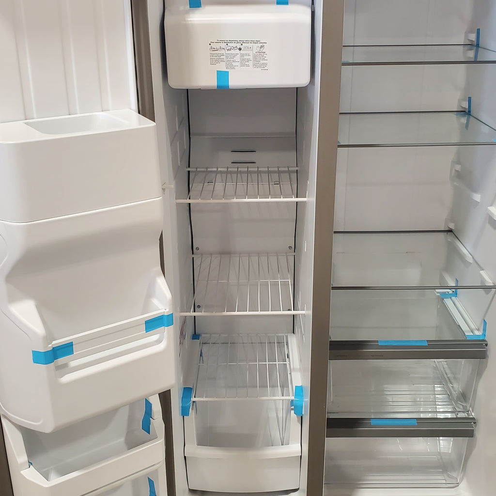 Pictures of Whirlpool 24.6 cu. ft. Side By Side Refrigerator With Ice Maker in Stainless Steel WRS315SDHM - Scratch & Dent (Minor) - Neu Appliance Outlet - Discount Appliance Outlet in Austin, Tx