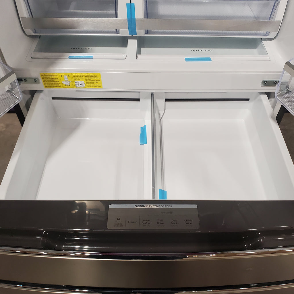 Frigidaire Gallery 22 Cu. Ft. 4-Door Counter-depth French Door Refrigerator with Ice Maker (Fingerprint Resistant Stainless Steel) ENERGY STAR 3SD1012 - GRMC2273CF - Scratch and Dent (Moderate)