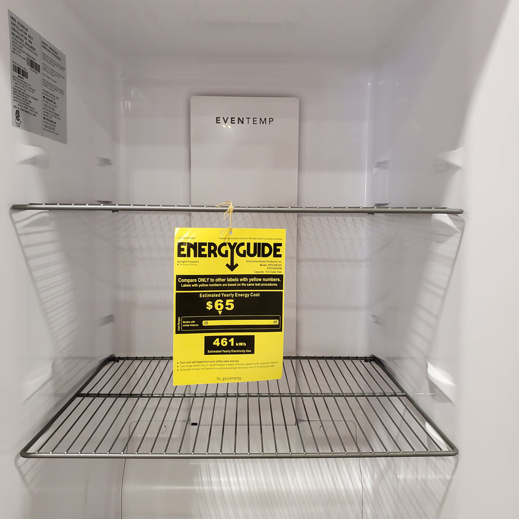 Pictures of Frigidaire 16 Cu. Ft. Garage Ready Upright Freezer 25134SD455 - FFFU16F2VW - Scratch & Dent (Minor) - Neu Appliance Outlet - Discount Appliance Outlet in Austin, Tx