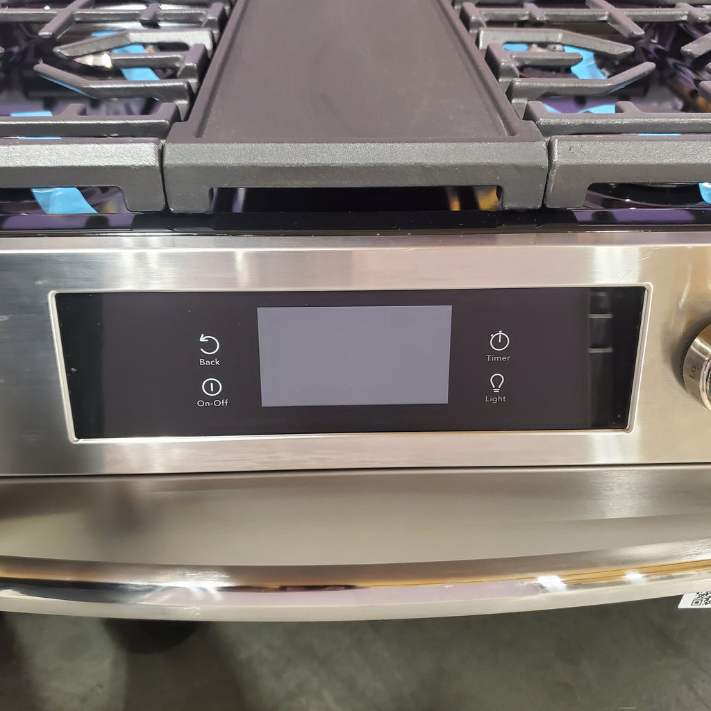 Pictures of Frigidaire Gallery 6 cu. ft. 5 Burner Slide-In Gas Range with Total Convection and Air Fry in Smudge Proof Stainless Steel 20531SD510 - GCFG3060BF - Scratch & Dent (Minor) - Neu Appliance Outlet - Discount Appliance Outlet in Austin, Tx