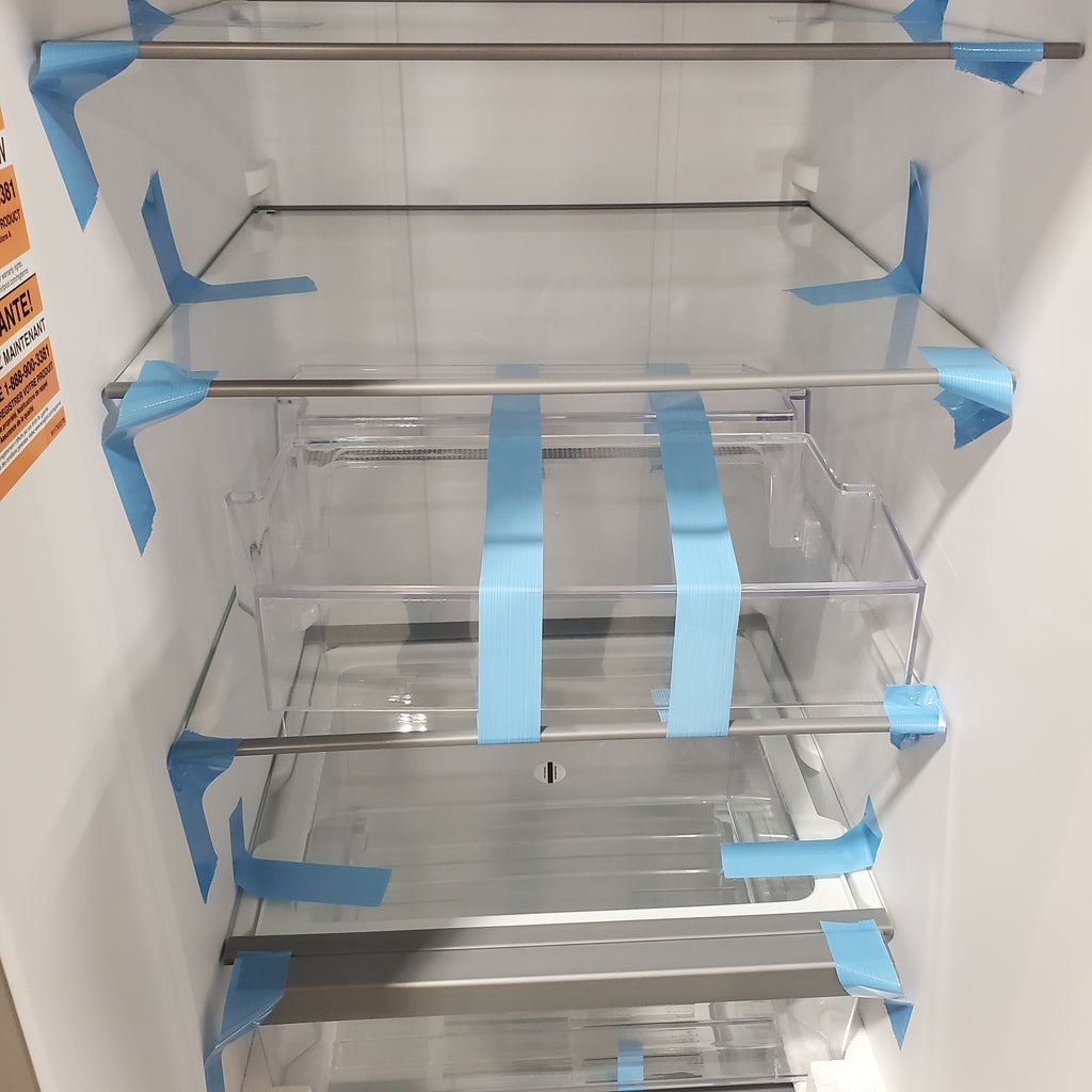 Whirlpool 33" Wide Side by Side 21 Cu. Ft. Refrigerator with Can Caddy and Frameless Glass Shelves in Fingerprint Resistant Stainless Steel 3SD668 - WRS321SDHZ - Open Box