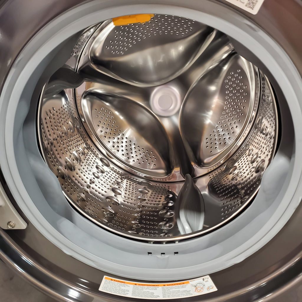 LG Front Load 4.5 Cu. Ft. Washer with TurboWash 360 Technology WM4000HBA - Scratch & Dent (Minor) and LG Smart Wi-Fi Enabled Front Load Electric 7.4 Cu. Ft. Dryer with TurboSteam 16078 - DLEX4000B - Scratch & Dent (Moderate)